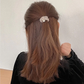 (クリア)ヘアゴム パール バブル シンプル ブレスレット ビーズ ヘア留め ヘアアクセサリー 髪飾り 上品 パーティー飾り