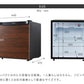 simplus 1ドア冷蔵庫 45L 霜取り機能付 SP-47L1-WD ダークウッド 木目調 小型 シンプラス