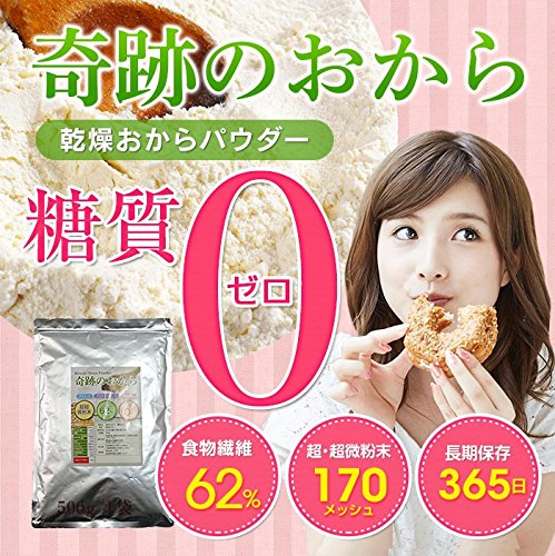 おからパウダー 糖質0 奇跡のおから 1袋 500g【店長本気のシェア買いWEEK】