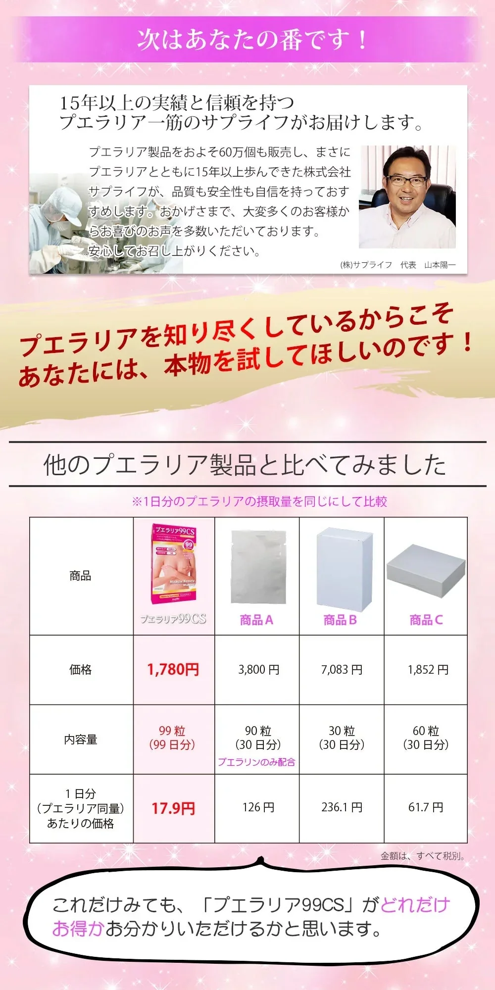プエラリア99CS【バストケア イソフラボン 女性ホルモン 高品質 プエラリアミリフィカ サプリ 飲むだけ 簡単】ガウクルア ミロエステロール ガウクルア ミロエステロール 女性ホルモン 更年期 フェムテック プエラリア ミリフィカ ガウクルア イソフラボン メリハリ エストロゲン ミロエステロール デオキシミロエステロール