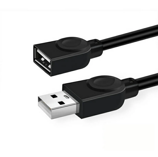 USB延長ケーブル 1.5m USB2.0 延長コード1.5メートル USBオスtoメス 充電 データ転送 パソコン テレビ USBハブ カードリーダー ディスクドライバー 対応