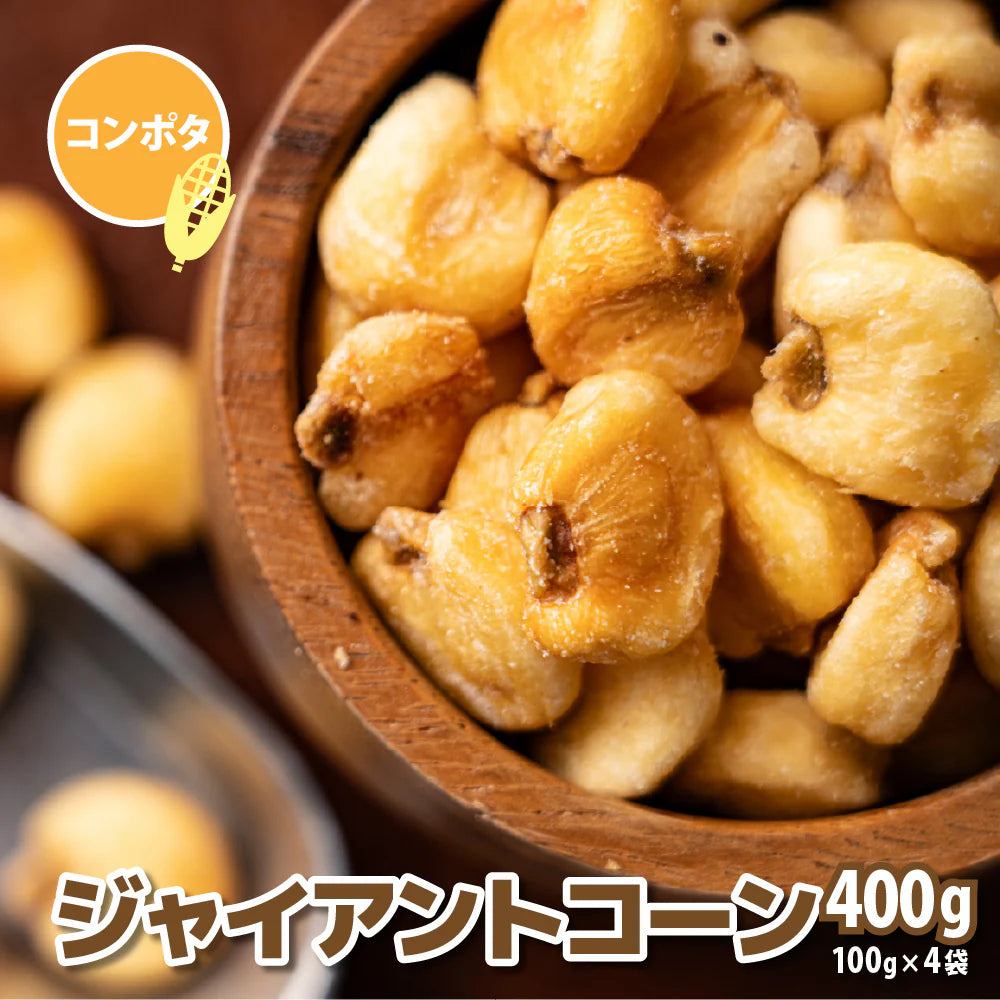 ジャイアントコーン ポタージュ味 400g(100g×4袋) おつまみ ジャイコン 小腹サポート おやつ 食べきりサイズ チャック付き 送料無料 プチギフト