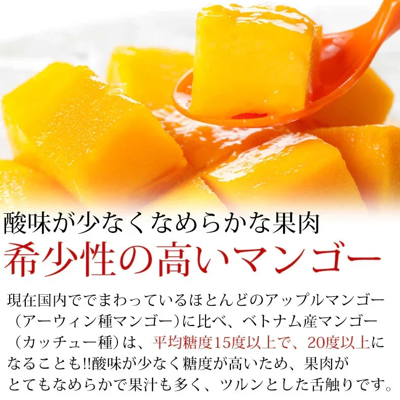 プレミアムマンゴー 無添加 冷凍 1kg 500g×2 カット済み
