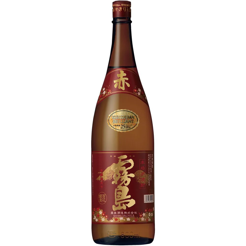 霧島酒造 赤霧島 芋 25度 1800ml 1.8L 1本【ご注文は1ケース(6本)まで同梱可能】