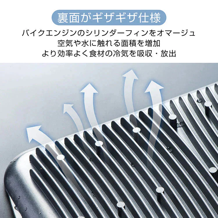 解凍プレート 急速解凍 置くだけ SNS話題 自然解凍 時間短縮 解凍板 解凍皿 まな板 アルミ合金 肉 魚 冷凍食品 便利グッズ 超薄型 キッチン エコ 電気不要