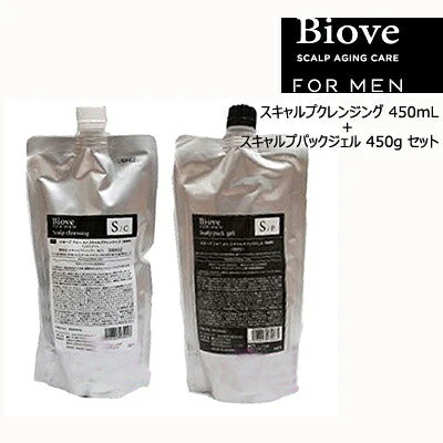 デミ ビオーブ フォーメン スキャルプクレンジング 450mL + デミ ビオーブ フォーメン　スキャルプパックジェル 450g セット