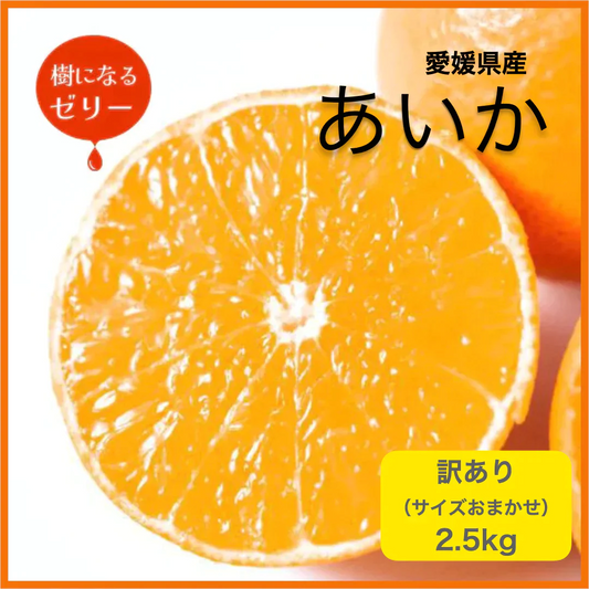【12月10日前後から順次発送】あいか 2.5kg 訳あり サイズおまかせ(7-14玉入り)