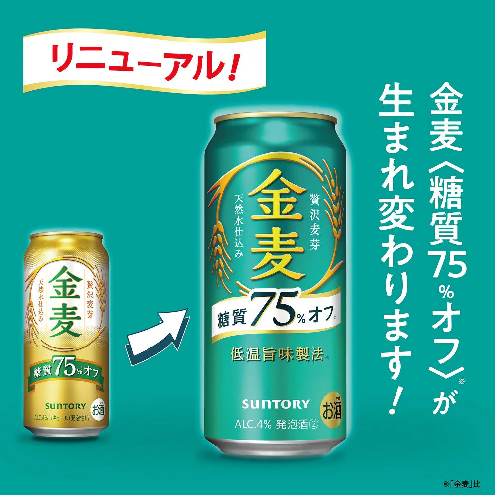 サントリー 金麦 糖質75％オフ 500ml×2ケース/48本