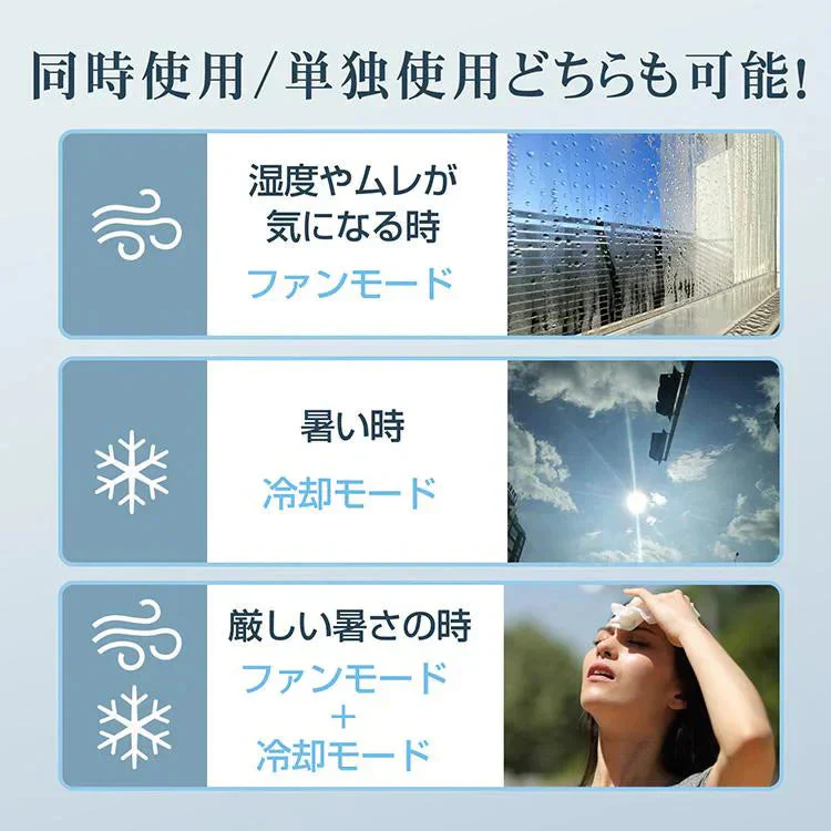 ネッククーラー 「ホワイト」 首掛け扇風機 羽なし 冷却プレート付 背中送風 大容量バッテリー 小型 静音 ネックファン 風量調整 扇風機 母の日 熱中症