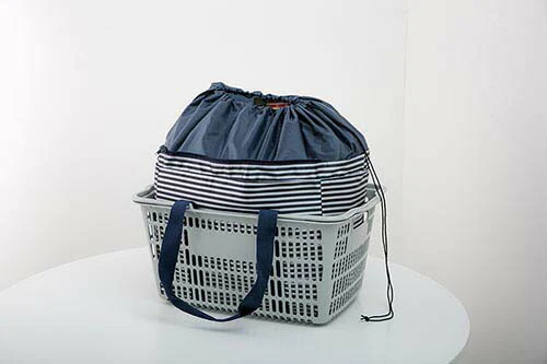 レジカゴバッグ 保冷 自立 折りたたみ 大容量 28L 保冷バッグ エコバッグ 巾着 おしゃれ トートバッグ / 保冷・保温ショッピングバッグ