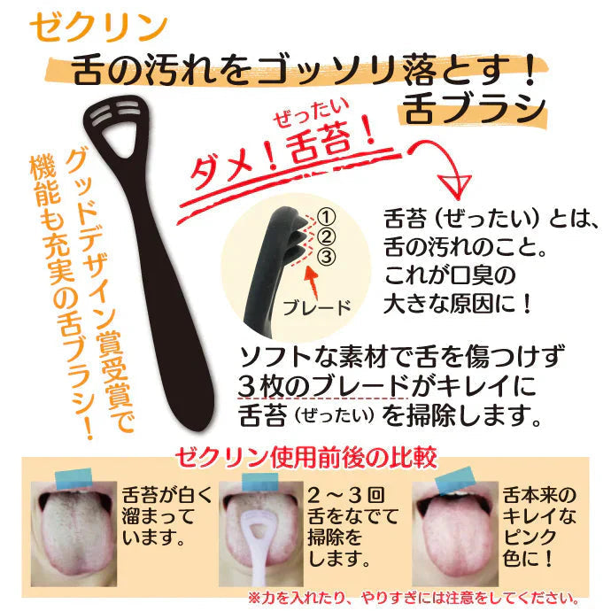 泡のオーラルケア3点セット【歯科専売品：ゼクリンブラック1本・CiオーラルフォームF(80mL)・デザイン歯ブラシゼブラシ(1パック2本)3点セット】【メール便送料無料】