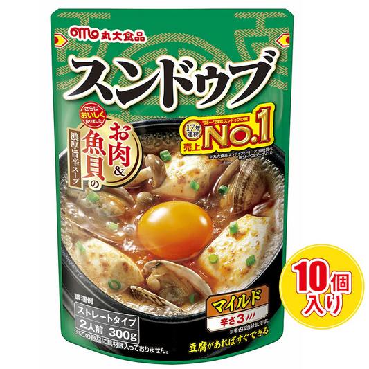 スンドゥブマイルド 300g×10個 丸大食品 鍋 素【送料込み】