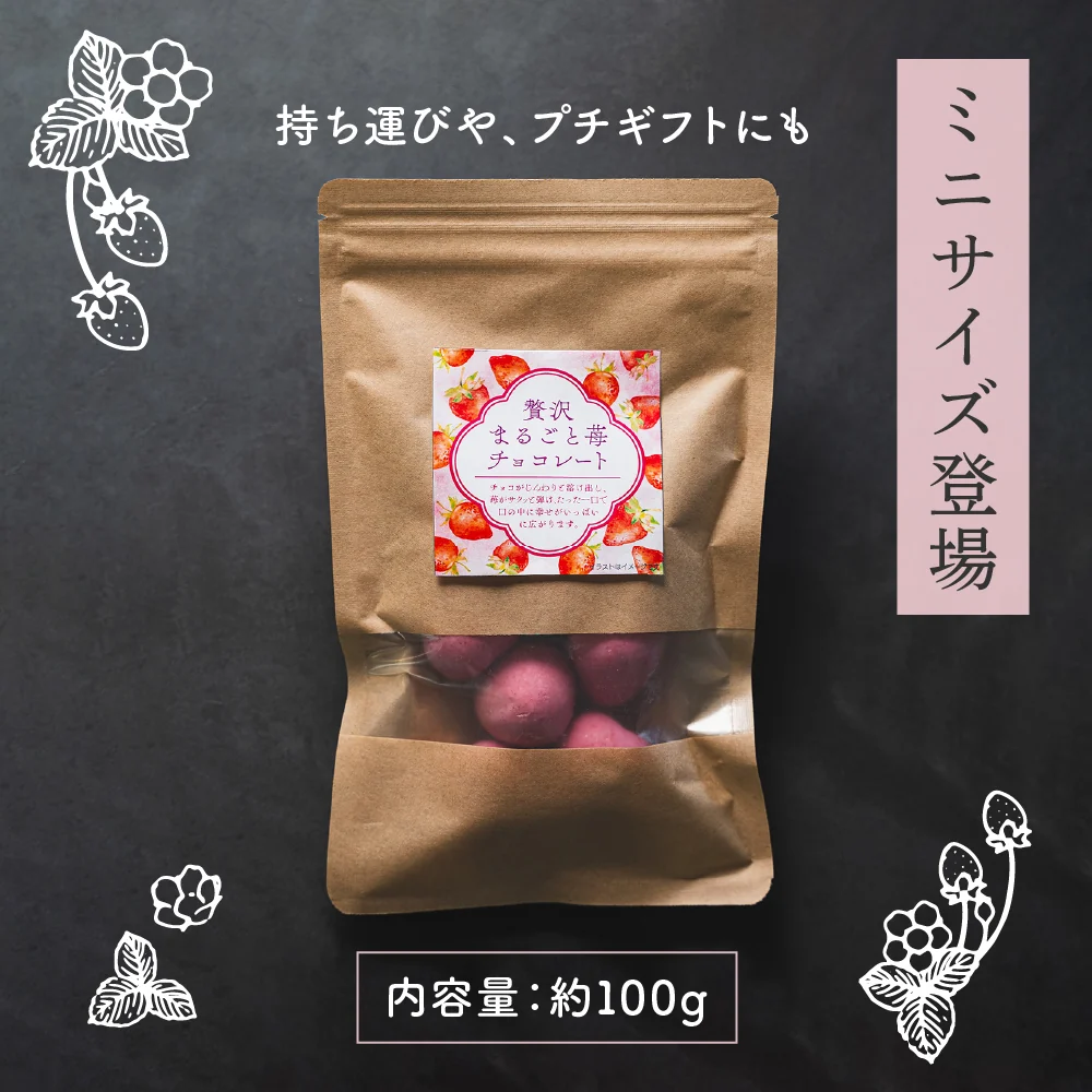 【予約商品10月26日以降順次発送】贅沢まるごと苺チョコレート 【1袋】100g チョコレート スイーツ いちごまるごと ホワイトチョコ イチゴ いちご ストロベリーチョコ いちごトリュフ フリーズドライ チョコ 友チョコ 自分チョコ