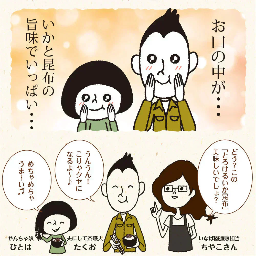 【4個セット】日本橋いなば園 とろけるいか昆布ふりかけ 30g メール便 送料無料