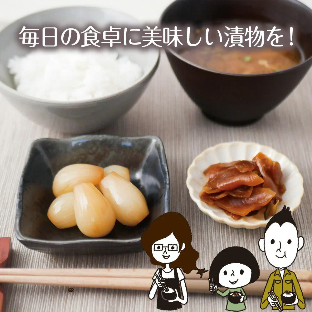 日本橋いなば園 国産シャキシャキらっきょうたまり漬け 140g ネコポス メール便送料無料