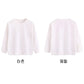 厚手 トレーナー 140cm 長袖 白色 綿82％ カッコいい 体育 体操服 子供 キッズ スウェット Tシャツ 通気 保温 吸汗 秋冬 プルオーバー 運動会 ユニフォーム ダンス