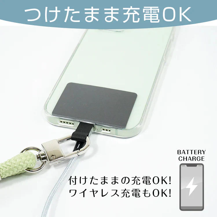 【ダークネイビー】スマホショルダー スマホストラップ ネックストラップ 3way ストラップホルダー 肩掛け 斜め掛け 全機種対応