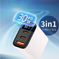 【一瞬で充電完了！】＼シーフォーム 1個／30W 急速充電器 iphone16対応 充電器 typec コンセント ACアダプター アップル 純正 30W USB-C 電源アダプタ 1.5mケーブル 急速充電器 高速充電 軽量 コンパクト iPhone充電器 電源アダプター PSE認証 PD急速充電器 充電器 AC充電器 全機種対応 PD充電器 Lightningケーブル