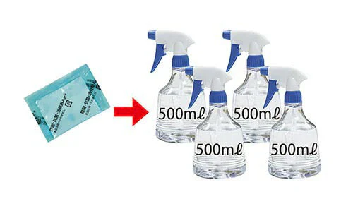 【5包セット】除菌 抗菌 消臭パウダー ウイレス・シュッシュAg＋ 銀イオン 除菌剤 抗菌剤 国産 日本製 加湿器 ウイルス対策 赤ちゃん 子ども