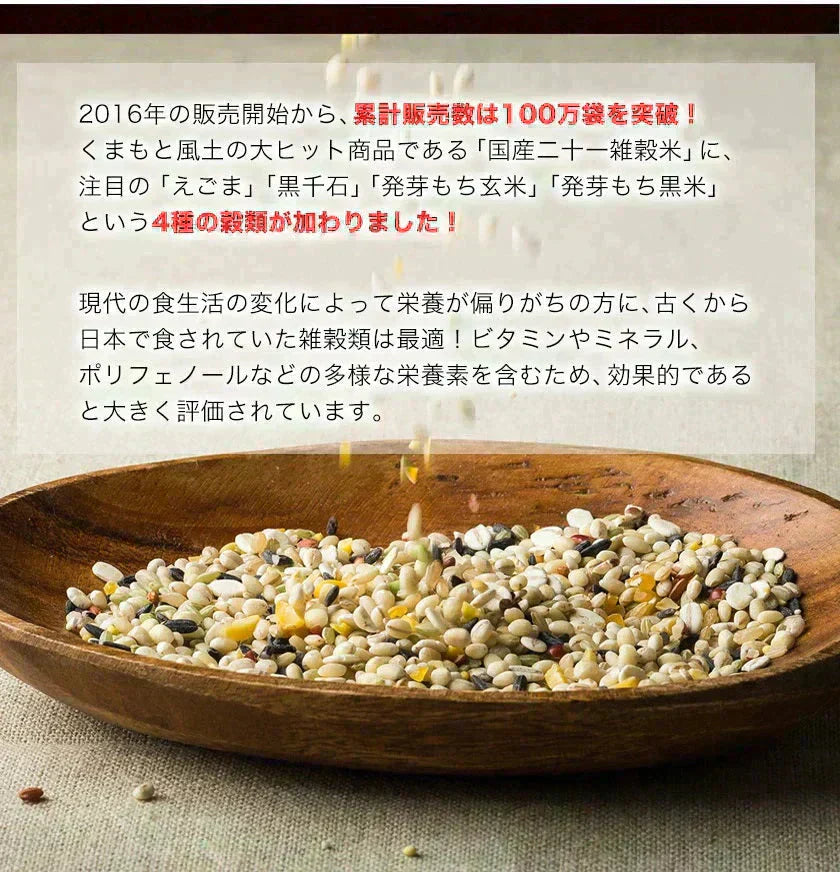 国産 二十五雑穀米 450g 熊本県産 送料無料 くまモン袋 話題 もち麦 押麦 アマランサス もちもち《3-7営業日以内に発送予定（土日祝除く）》【ご新規さん限定商品】