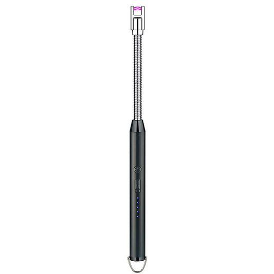 ライター usb 充電式 小型 電子ライタープラズマ 防風 プレゼント 電子 曲がる フレキシブル 喫煙具 キャンドル 誕生日 贈り物 ギフト w232A(ブラック)
