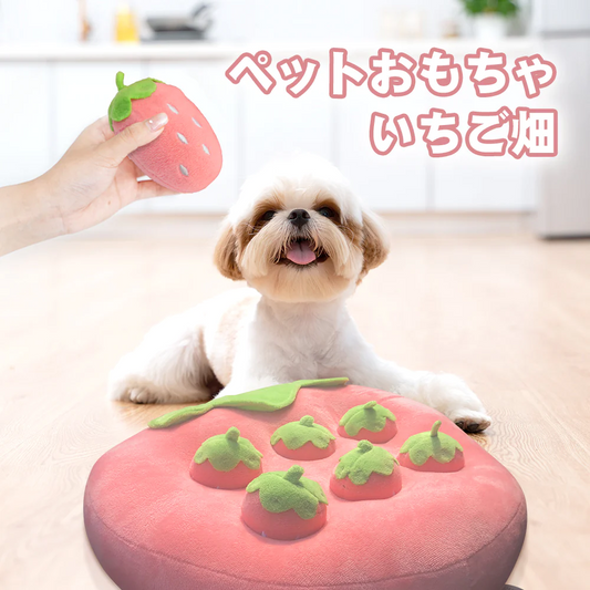 ペットおもちゃ ペット おもちゃ にんじん畑 犬 ノーズワークトイ 知育おもちゃ ペット用品 犬 にんじん畑 いちご畑 いぬ ノーズワーク 知育玩具 ぬいぐるみ 人参 遊び場所 運動不足 プレゼント 正規品 ペット玩具