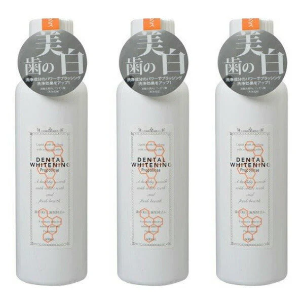 (3本セット)プロポリンス デンタルホワイトニング 600ml マウスウォッシュ (送料無料)