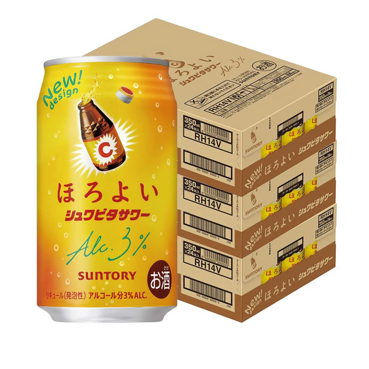 【送料無料】 サントリー ほろよい シュワビタサワー 350ml×3ケース/72本【北海道・東北・四国・九州地方は別途送料が掛かります】