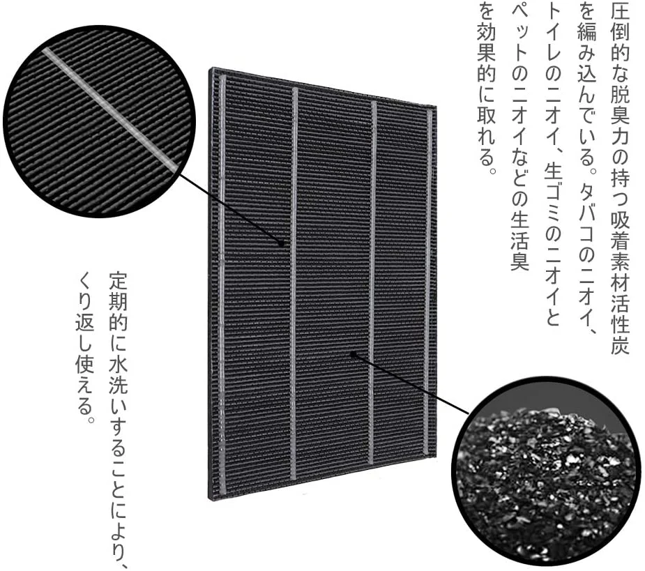 【全て日本国内発送】シャープ FZ-W45HF 集じんフィルター fz-w45hf 洗える脱臭フィルター 2803370168 加湿空気清浄機 フィルター KC-Z45 KC-Y45 KC-45Y2 KC-450Y3 KC-W45 KC-W45Y 交換用フィルターセット (互換品/2枚セット)