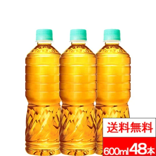 コカ・コーラ 【ラベルレス】爽健美茶 600ml 24本×2箱（計48本）お茶 お茶飲料 麦茶 カフェインゼロ カフェインレス そうけんびちゃ