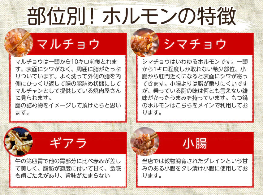 約1kg タレ漬けホルモン シマチョウ