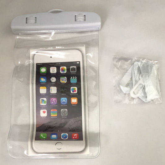 スマホ 防水ケース 白 1個 防水カバー IPX8 ストラップ付き 全機種対応 iPhone Galaxy 各種携帯電話対応 防水バッグ お風呂 釣り 水中撮影 ポイント消耗
