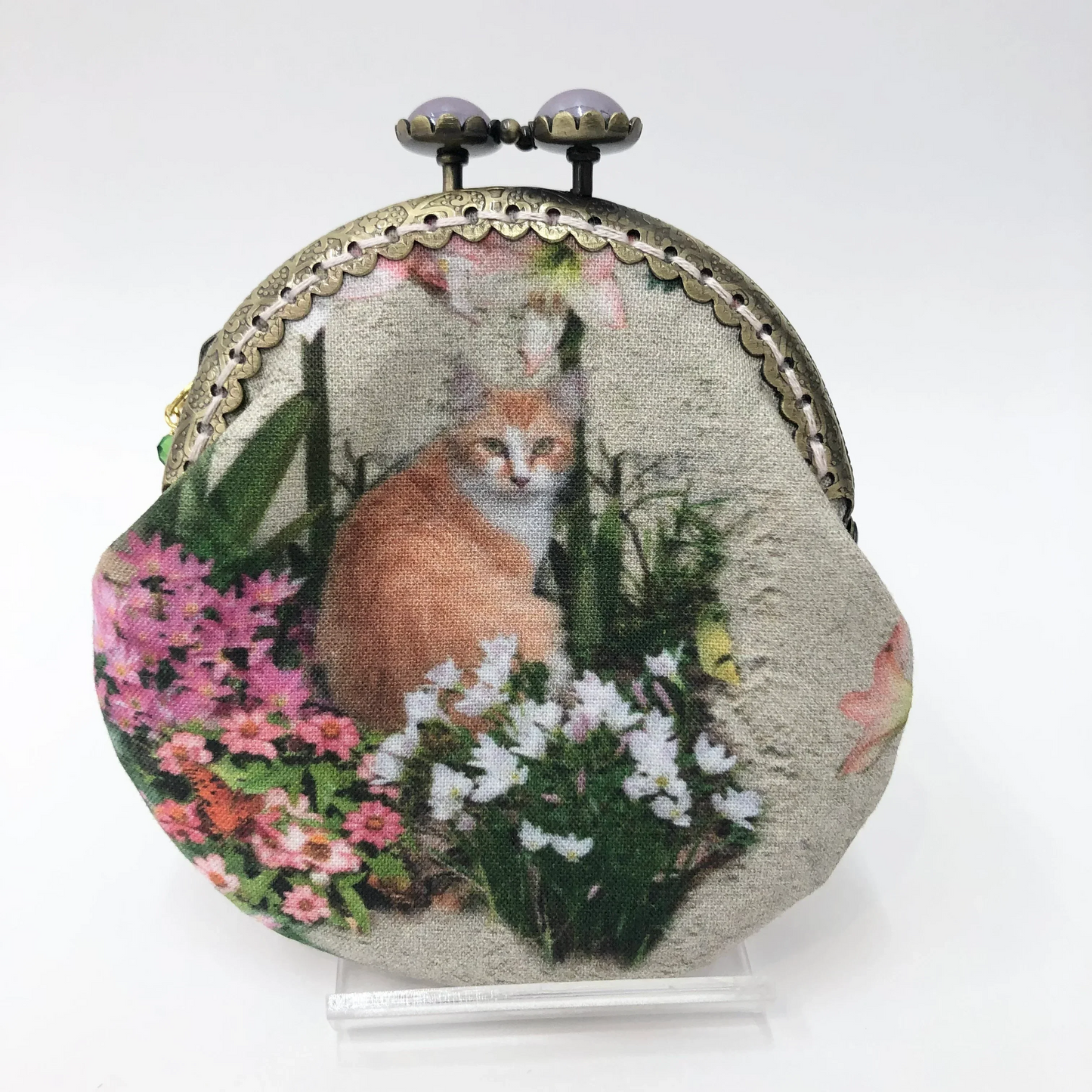 レディース 財布 がま口 猫 ねこ ねこざっか