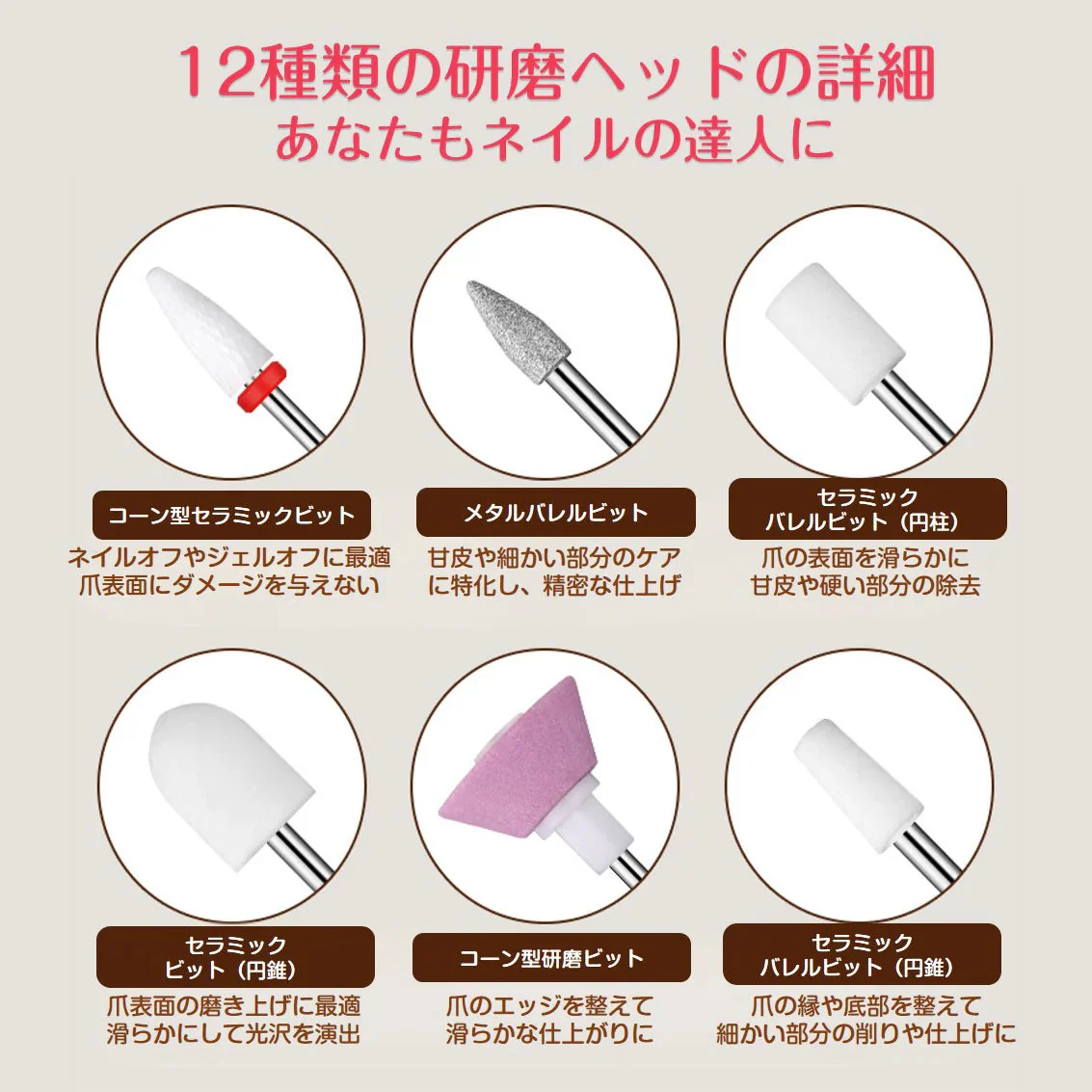 ネイルマシン 電動 ネイルポリッシュ リムーバー 初心者 女性 おすすめ ネイルオフ ジェルネイルオフ 甘皮ケア USB充電 ヘッド12種 充電スタンド付属 プレゼント