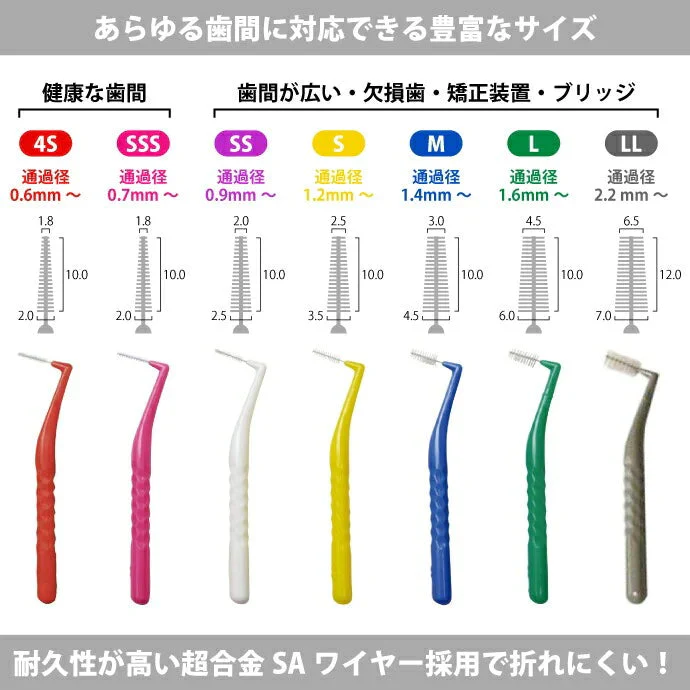 ライオン DENT.EX 歯間ブラシ S 1箱（4本入）【メール便送料無料】