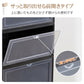 【予約・6月中旬順次発送】シューズボックス 「クリア」 6点セット シューズケース クリア シューズラック 透明 収納BOX 靴箱 くつ 連結可能 ラック 下駄箱 横開き 積み重ね 折り畳み式 扉つき
