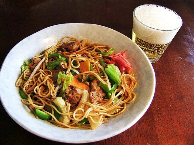 焼きそば  ソース焼きそば　2人前 粉末ソース 液体ソース 濃厚ソースの芳醇な味わい 本場九州 お試しセット ご当地 メール便 保存食 非常食 まとめ買い お取り寄せ