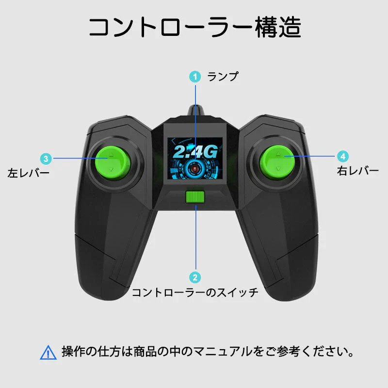 ラジコンカー グリーン 子供 最新版 リモコン自動車RC 充電 簡単 子供クリスマスプレゼント オフロード 誕生日 小学生 大人 おもちゃ 知育玩具 360°回転
