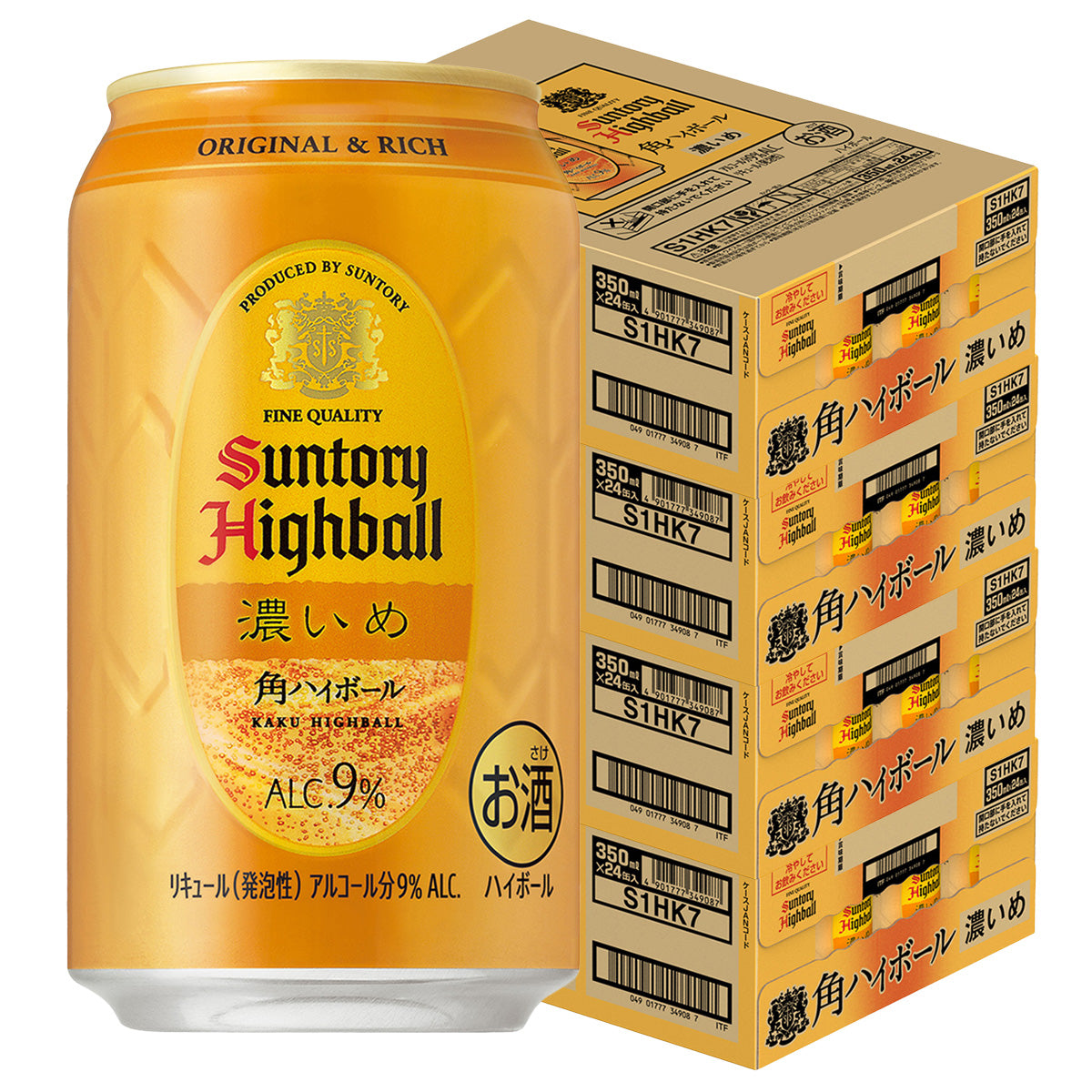 サントリー 角ハイボール 濃いめ 350ml×4ケース/96本 YTR