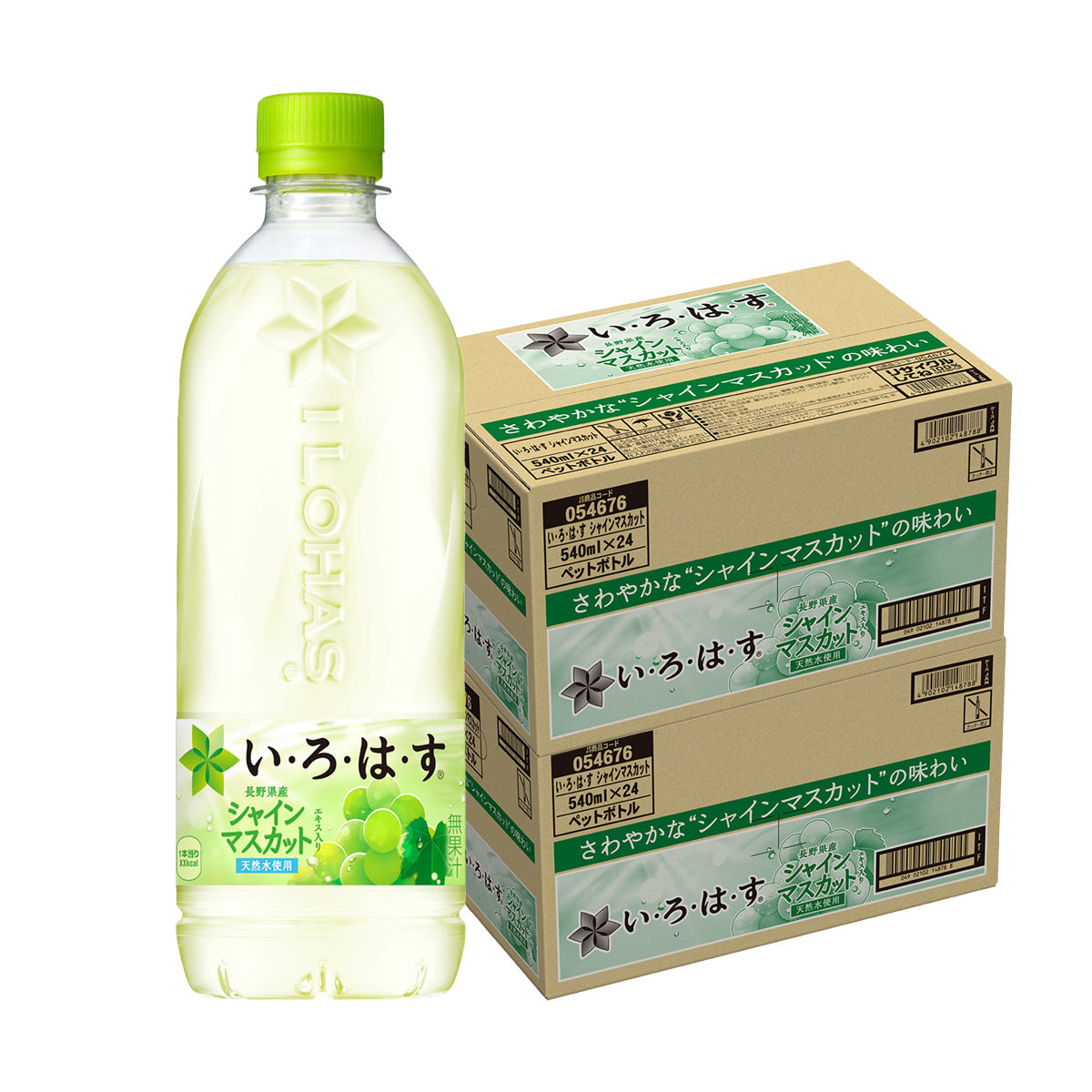 【送料無料】コカ・コーラ い・ろ・は・す シャインマスカット 540ml×48本/2ケース