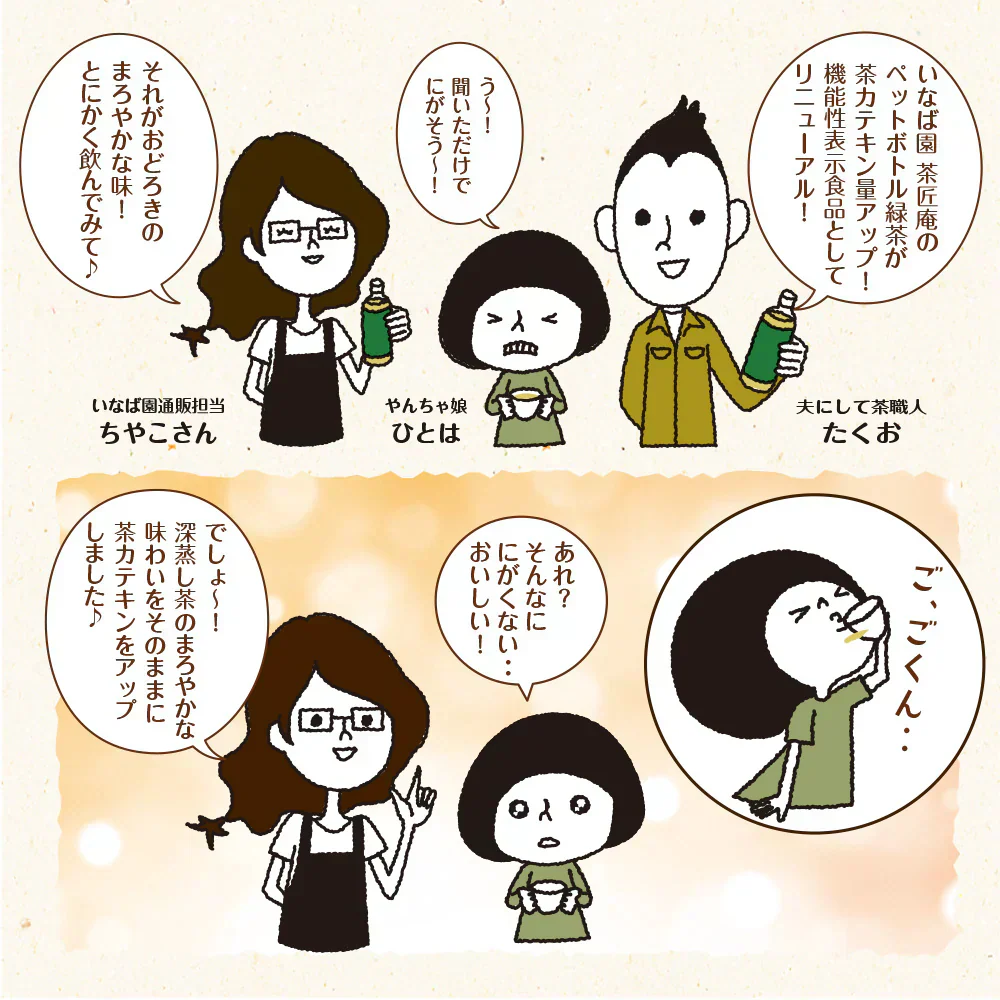 【機能性表示食品】茶匠庵 緑茶ペットボトル 500ml×24本