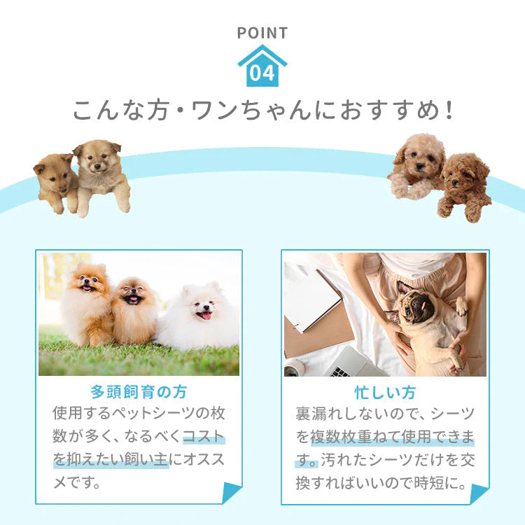 【レギュラーサイズ/1200枚入り】超薄型 ペットシーツ ペットシーツ 多頭飼い 大容量 まとめ買い 業務用 ペット用 ペットシート トイレシート 犬 猫 トイレシーツ ペット用シーツ ペットシート おしっこシート おむつ替えシート 送料無料