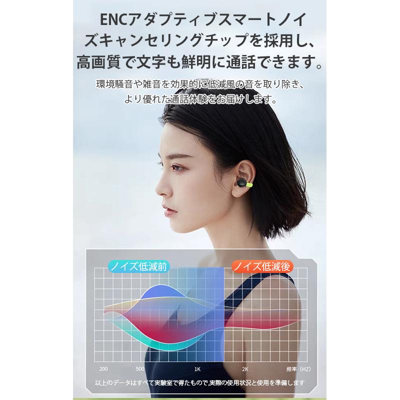 bluetooth イヤホン 耳を塞がない ワイヤレス ランニング オープンイヤー ワイヤレスイヤホン ジョギング イヤーカフイヤホン 耳掛け式 マイク 高音質 w624A(ホワイト+グレー)