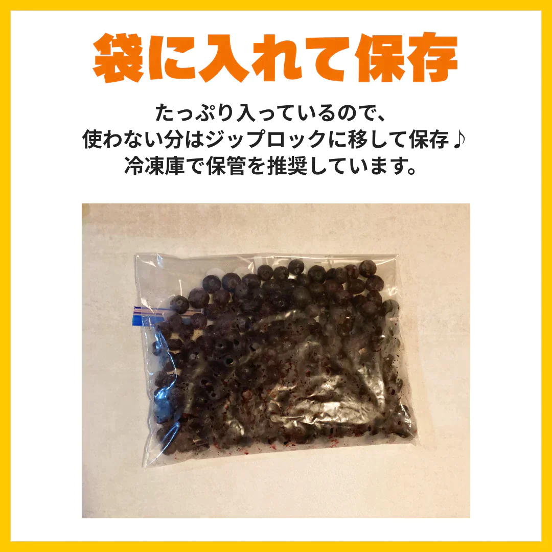 [冷凍] カナダ産ブルーベリー 1kg (500g*2)/冷凍クール便