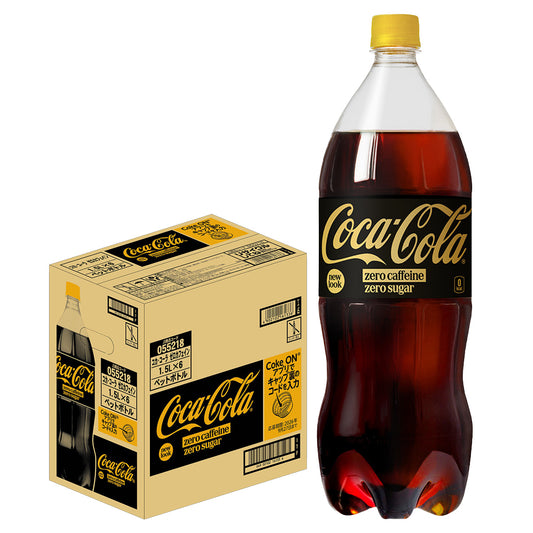 【送料無料】 コカコーラ ＜コカ・コーラ ゼロカフェイン＞ 1500ml 1.5L×1ケース/6本