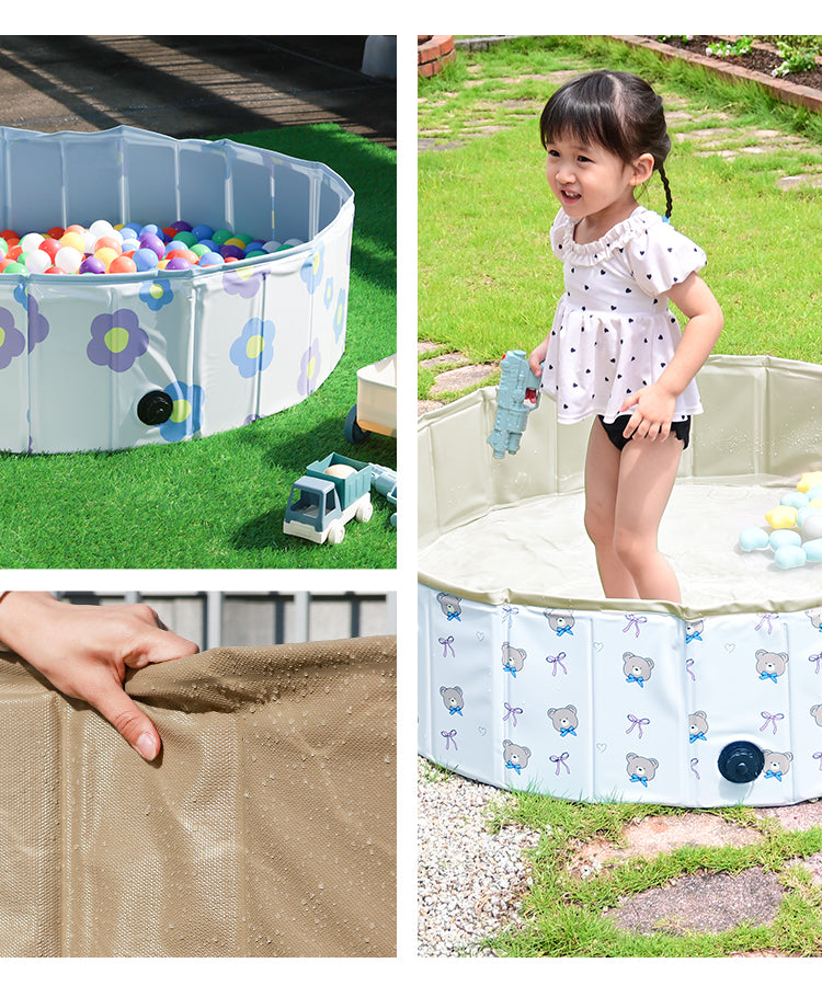 【120㎝】【コーギー】プール 折りたたみ 空気入れ不要 子供プール 120cm プール ベビー用 ペット 犬 バスタブ ボールプール ビニールプール ベランダ 折り畳み プール ベビー キッズ 子供用 プール 水遊び 砂遊び 犬猫 お風呂用 プレイルーム 屋内 屋外