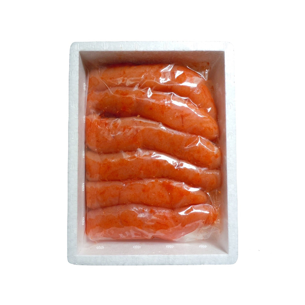 【訳あり・送料無料】大特価！無着色辛子明太子 1kg (1kg or 500g×2)（たっぷり業務用）