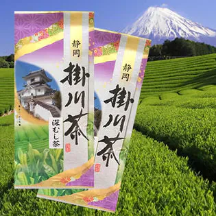 【２袋】深蒸し茶・静岡掛川茶／まろやかでコクがある、自然の甘み深い味わい