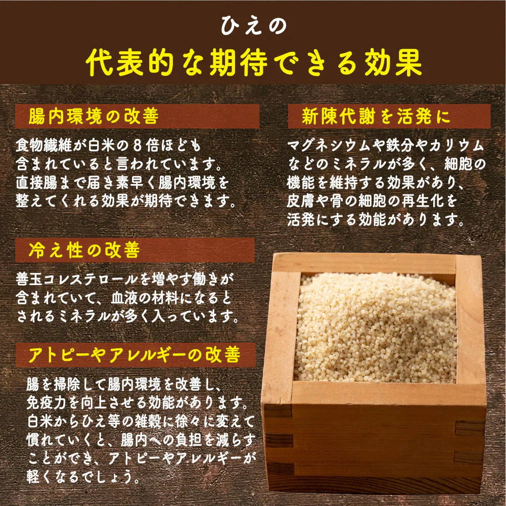 雑穀 雑穀米 国産 ひえ 2.4kg(400g×6袋)