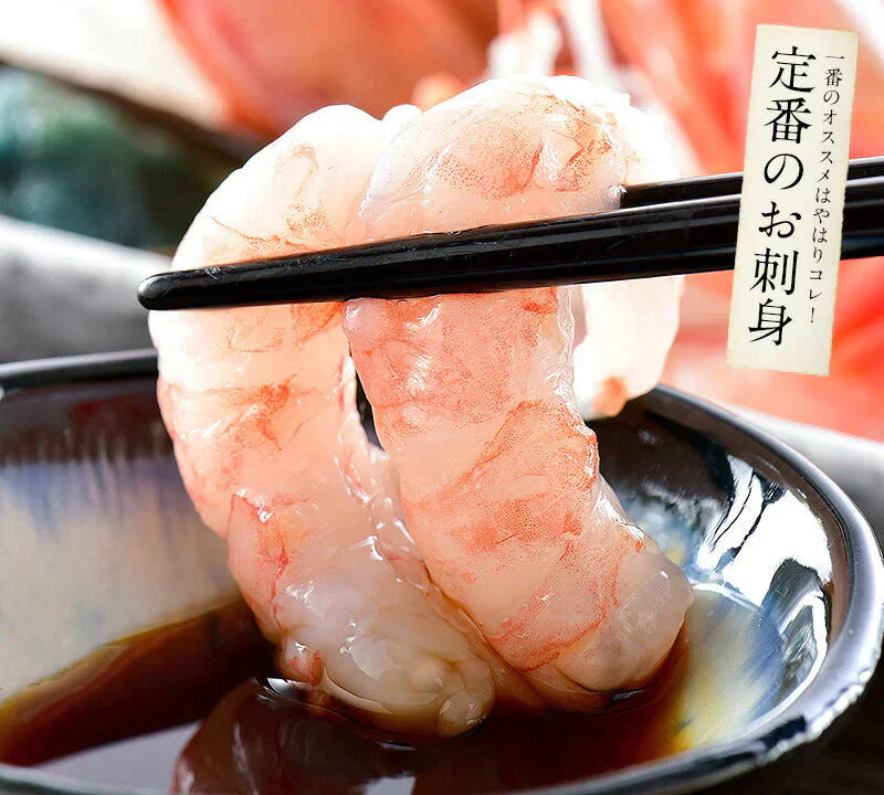 越前産 甘えび 甘エビ 子持ち 500g（約40尾入り） 冷凍エビ 冷凍えび 冷凍海老 刺身用 天然 食べ物 海鮮 魚介 水産 冷凍 祝い お徳用 国内 魚介類 美味しいお取り寄せ グルメ 贈り物 母の日 プレゼント ギフト  母の日思いの 実用的